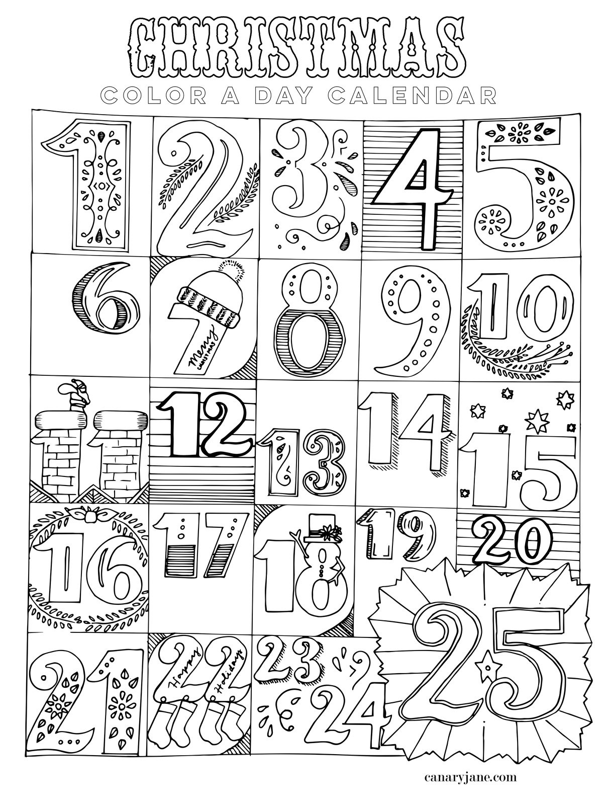 10 Modern DIY Free Printable Advent Calendars You Can Make Canary Jane 10 Modern DIY Free Printable Advent Calendars You Can Make Canary Jane