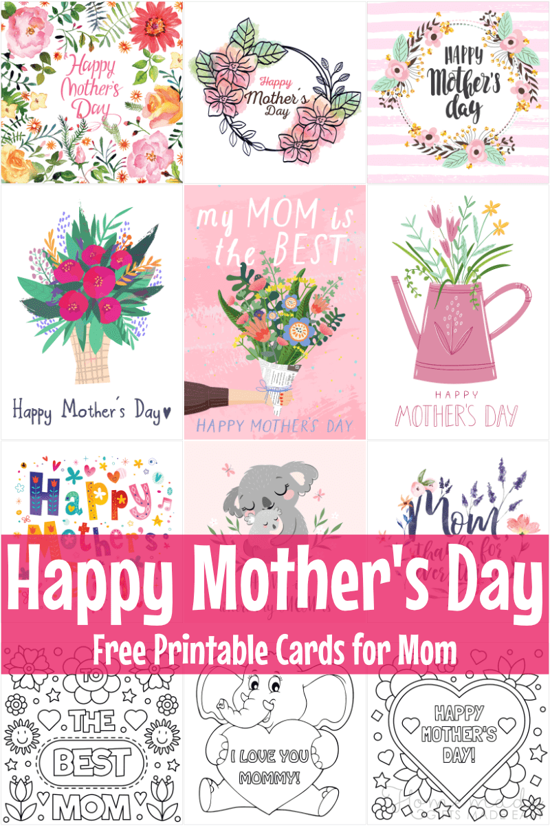 132 Free Printable Mother s Day Cards For Your Mom
