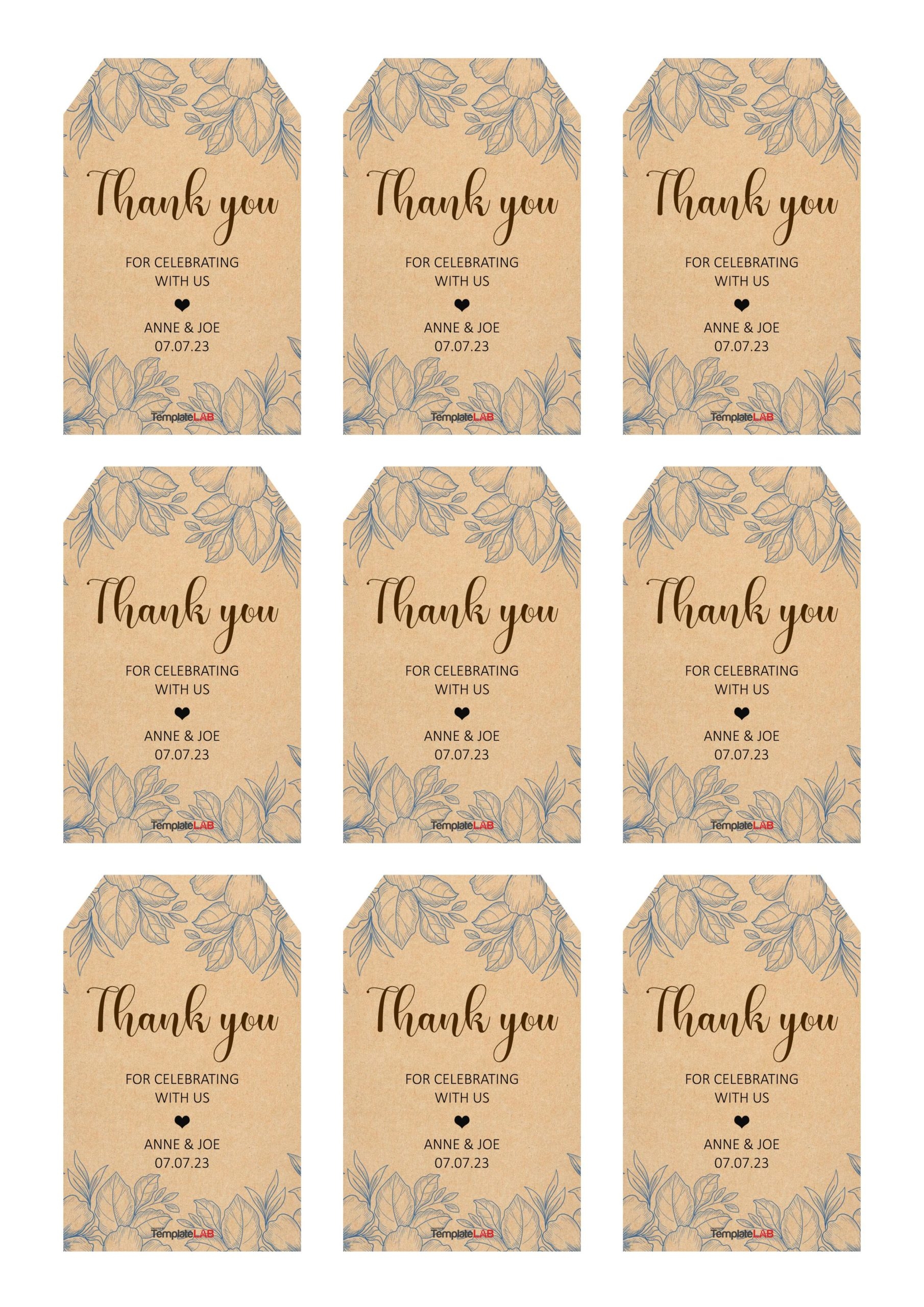 19 Free Editable Gift Tag Templates Word PPTX PSD Worksheets Library