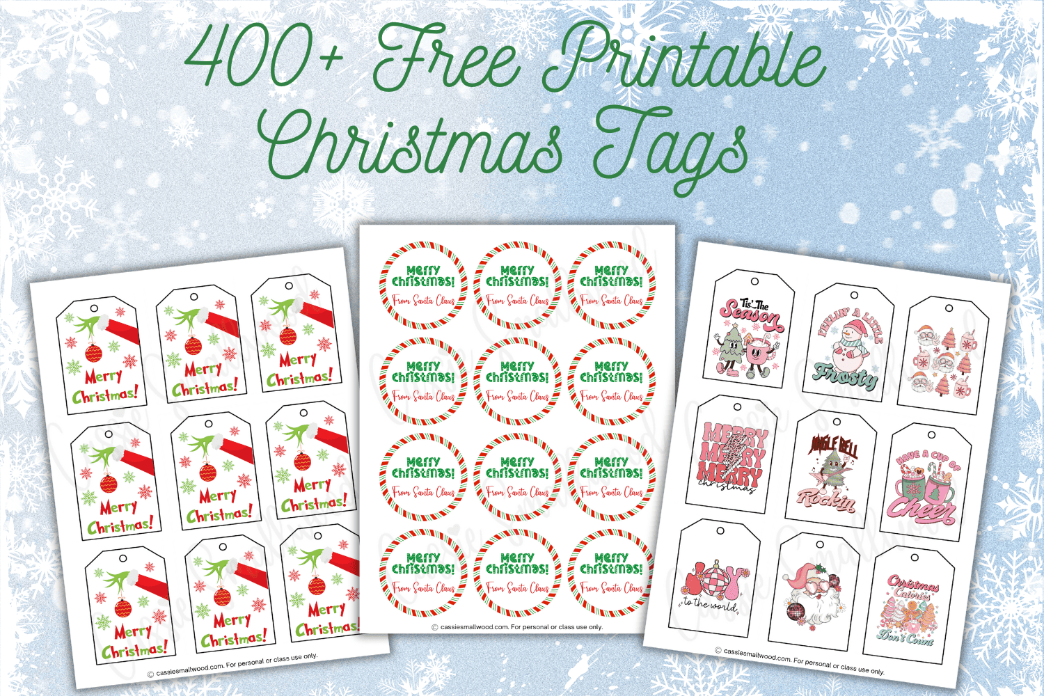 free gift tags printable