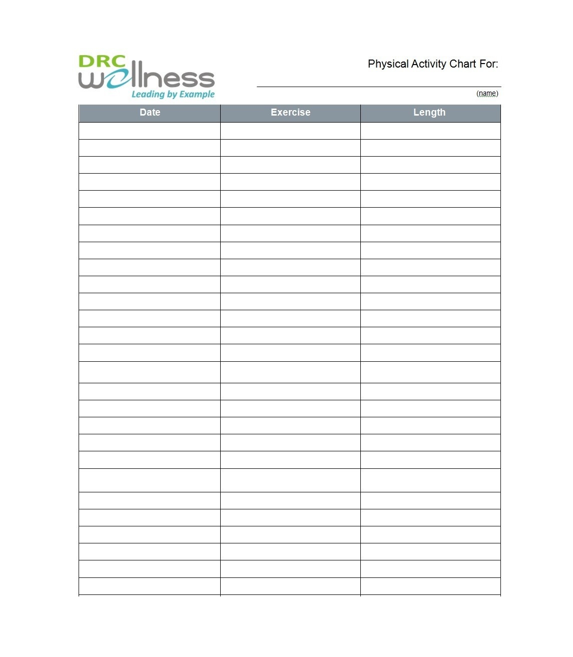 free printable workout charts free printable workout charts