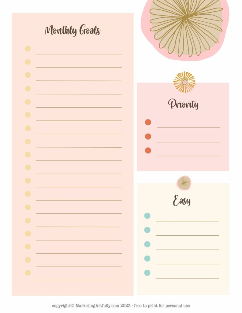 7 Free Printable Goal Setting Worksheets 