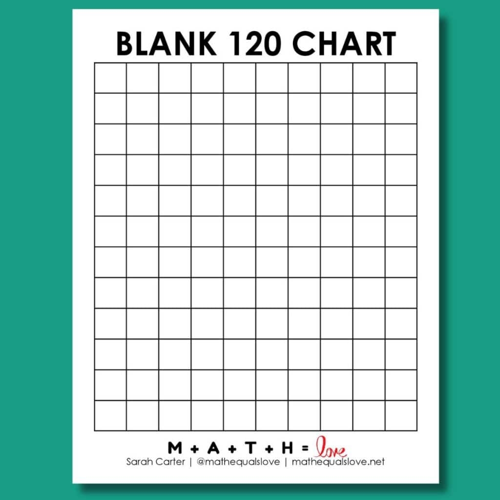 blank charts printable free