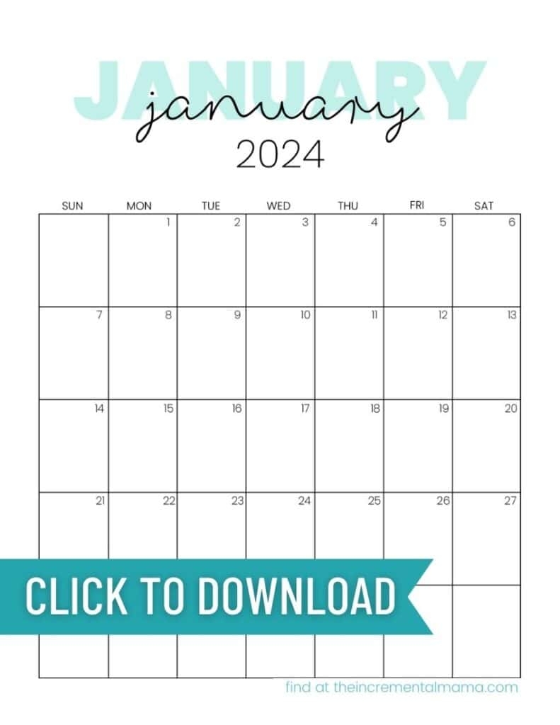 Cute Printable Calendars For 2024 Free Monthly Templates The Incremental Mama Cute Printable Calendars For 2024 Free Monthly Templates The Incremental Mama