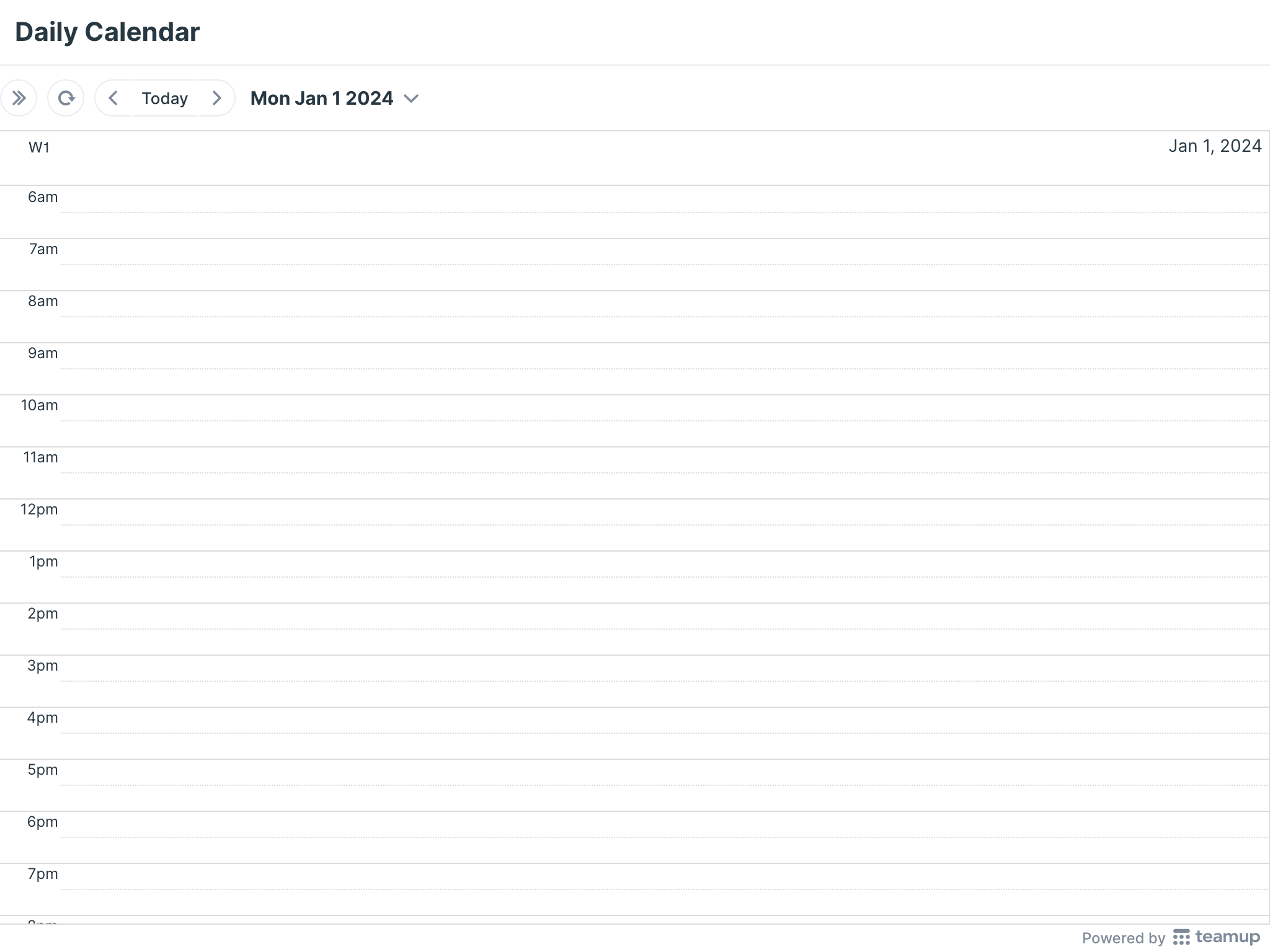 Daily Calendar Templates Teamup Daily Calendar Templates Teamup