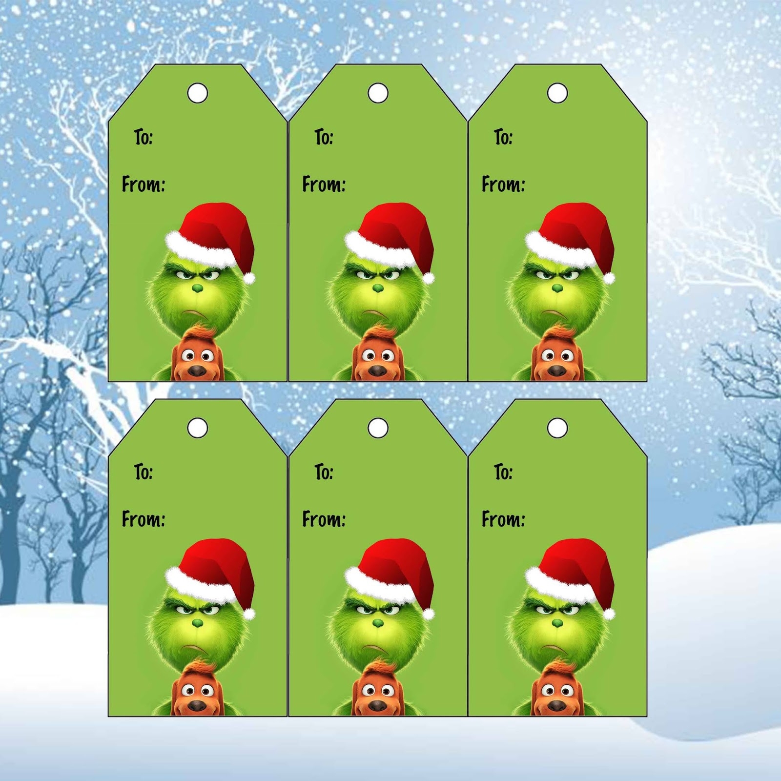 free printable grinch tags