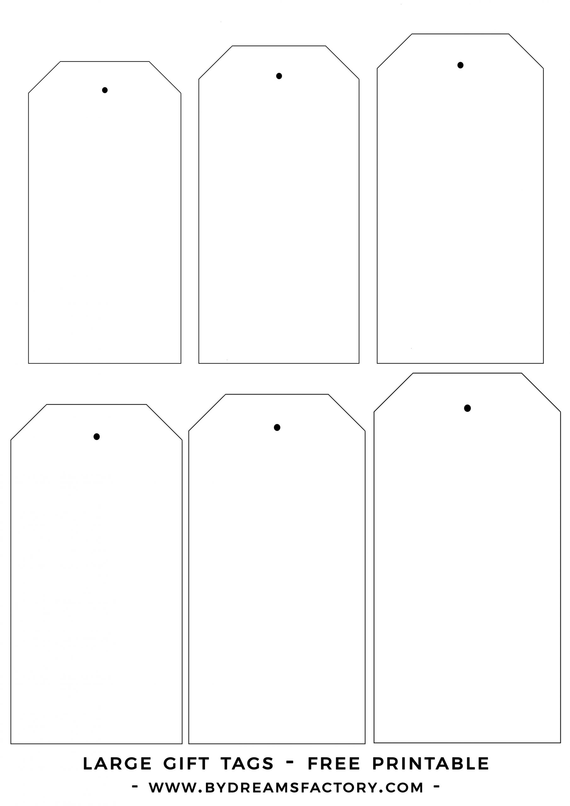 DIY Large Gift Tags Free Printable Dreams Factory DIY Large Gift Tags Free Printable Dreams Factory
