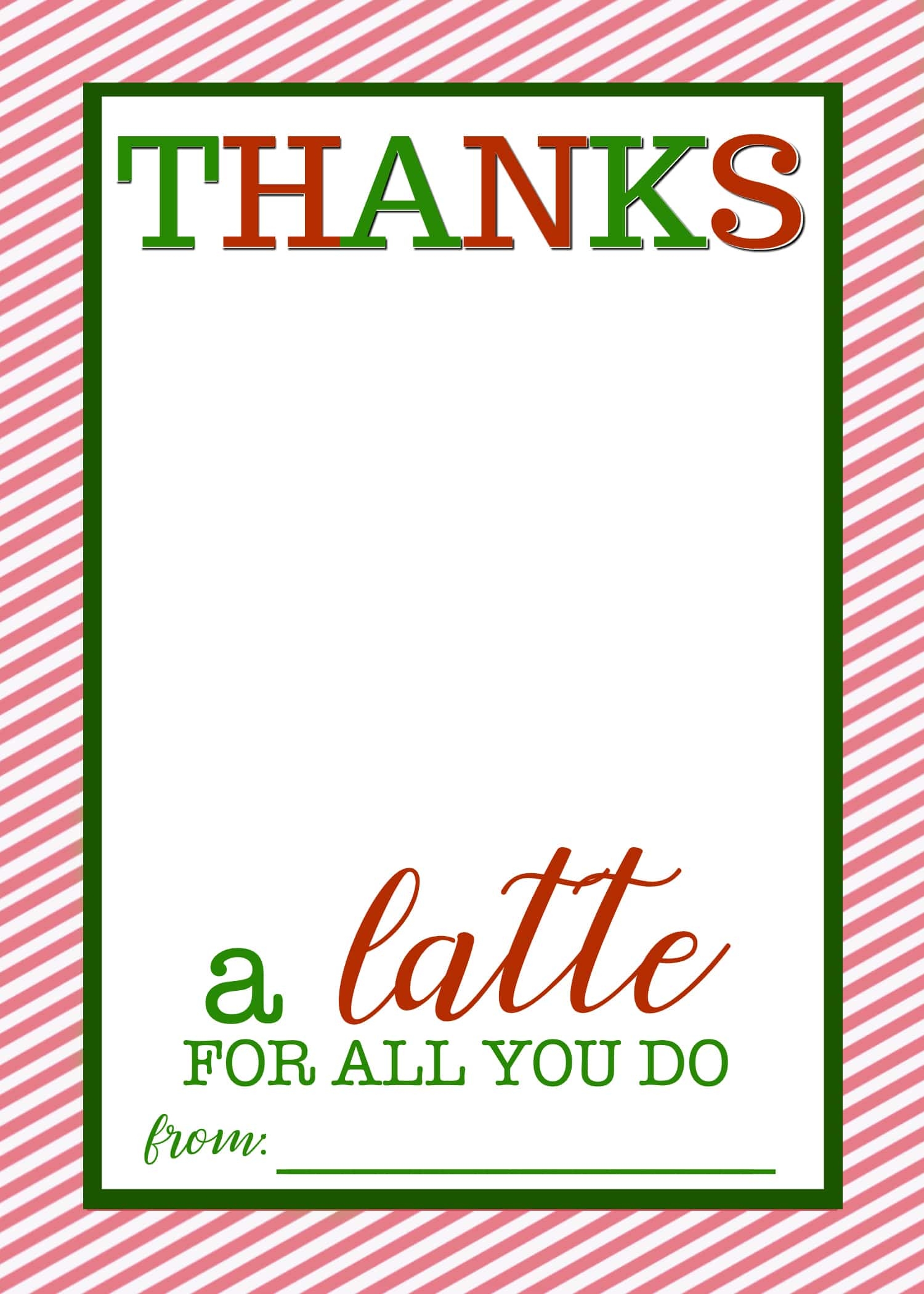 Easy Teacher Gift Craft Thanks A Latte Starbucks Gift Card Easy Teacher Gift Craft Thanks A Latte Starbucks Gift Card