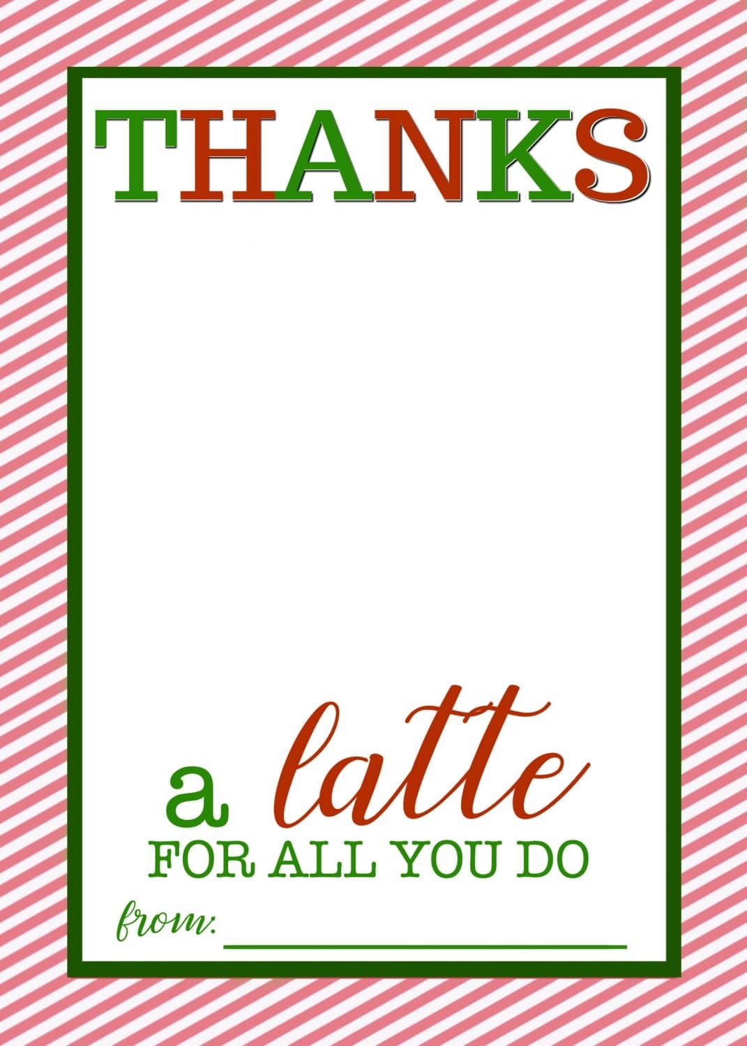 Easy Teacher Gift Craft Thanks A Latte Starbucks Gift Card