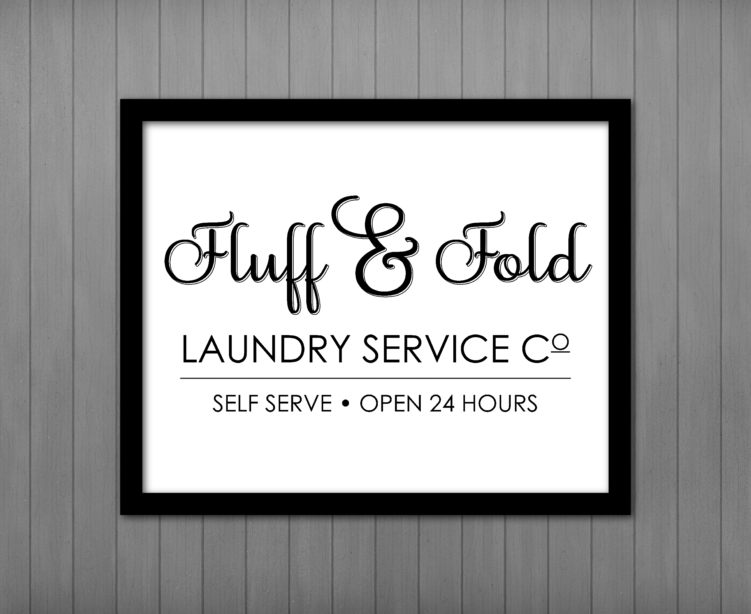 Fluff Fold PRINTABLE Sign For The Laundry Room Printables By Cottonwood Whispers