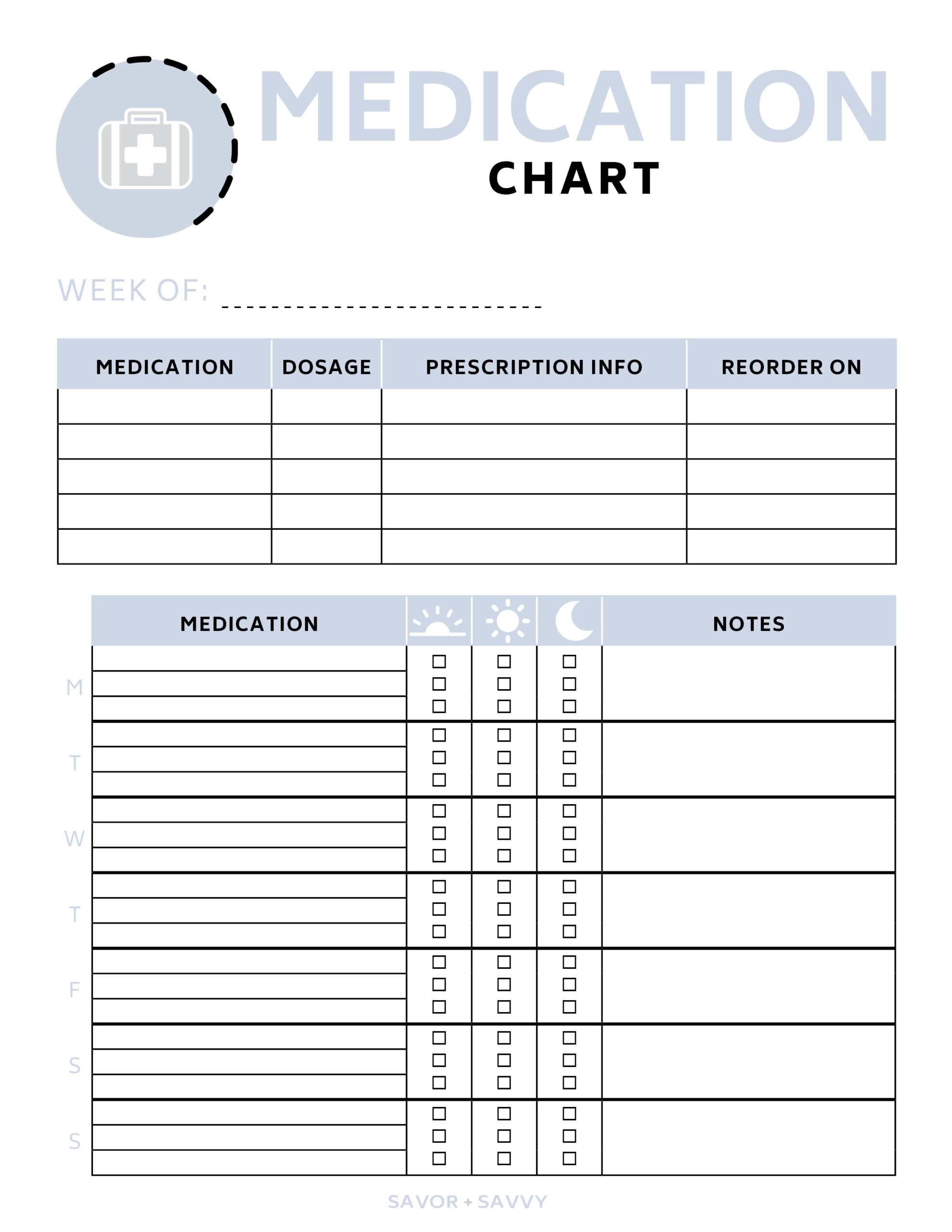 free medical binder printables
