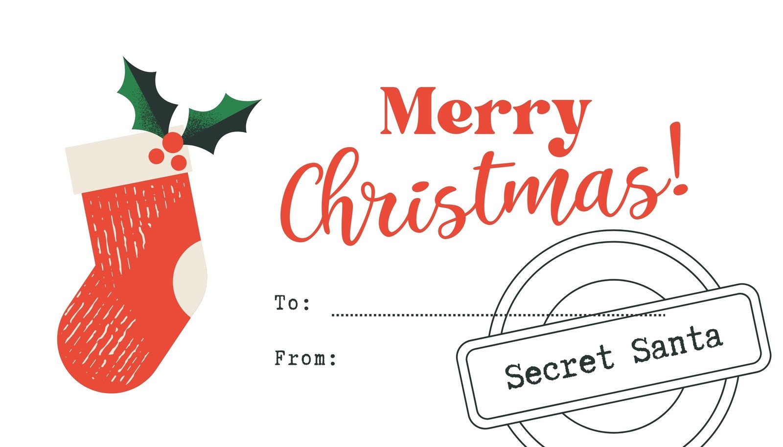 Free And Customizable Secret Santa Templates Free And Customizable Secret Santa Templates