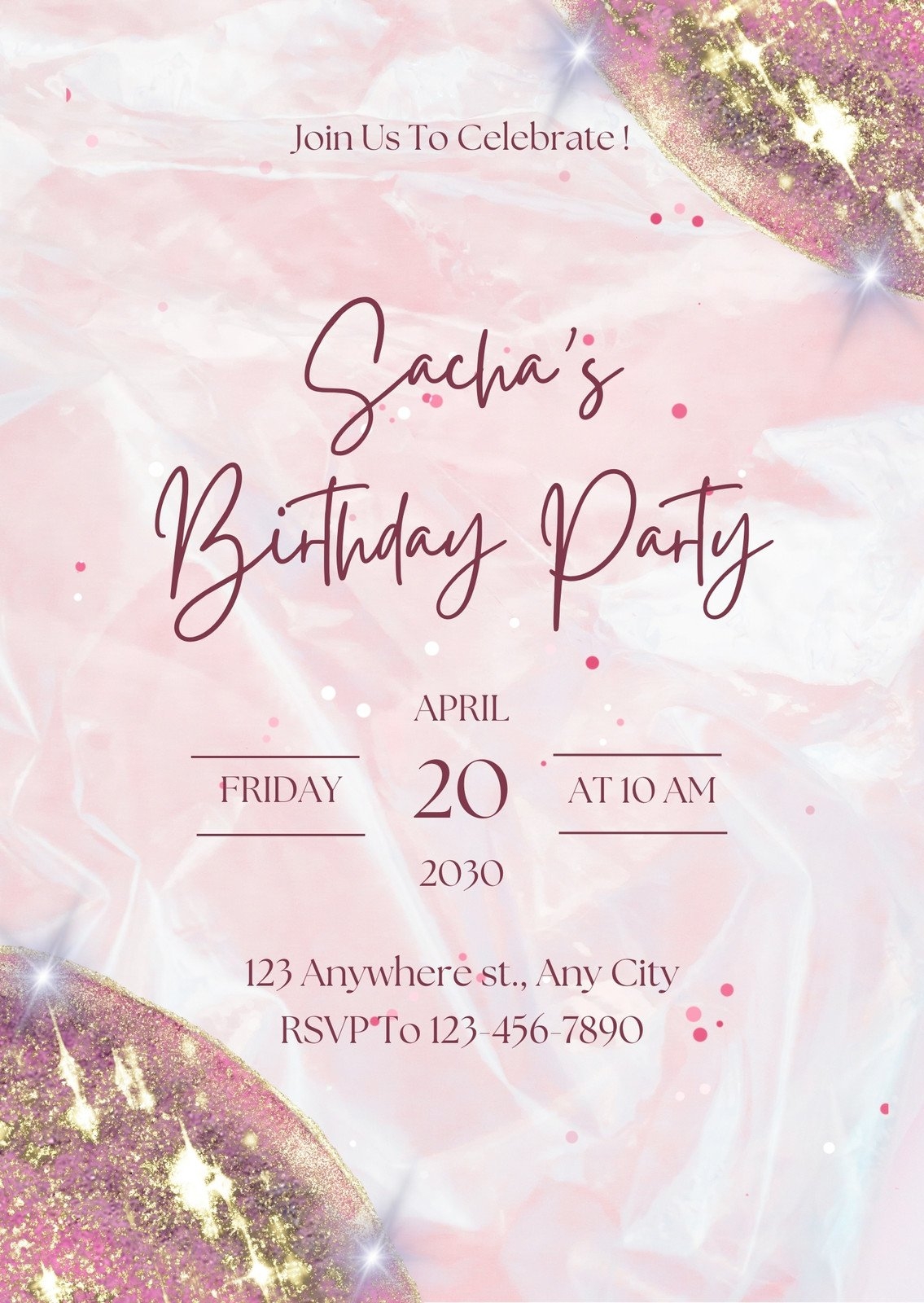 Free Party Invitation Printables