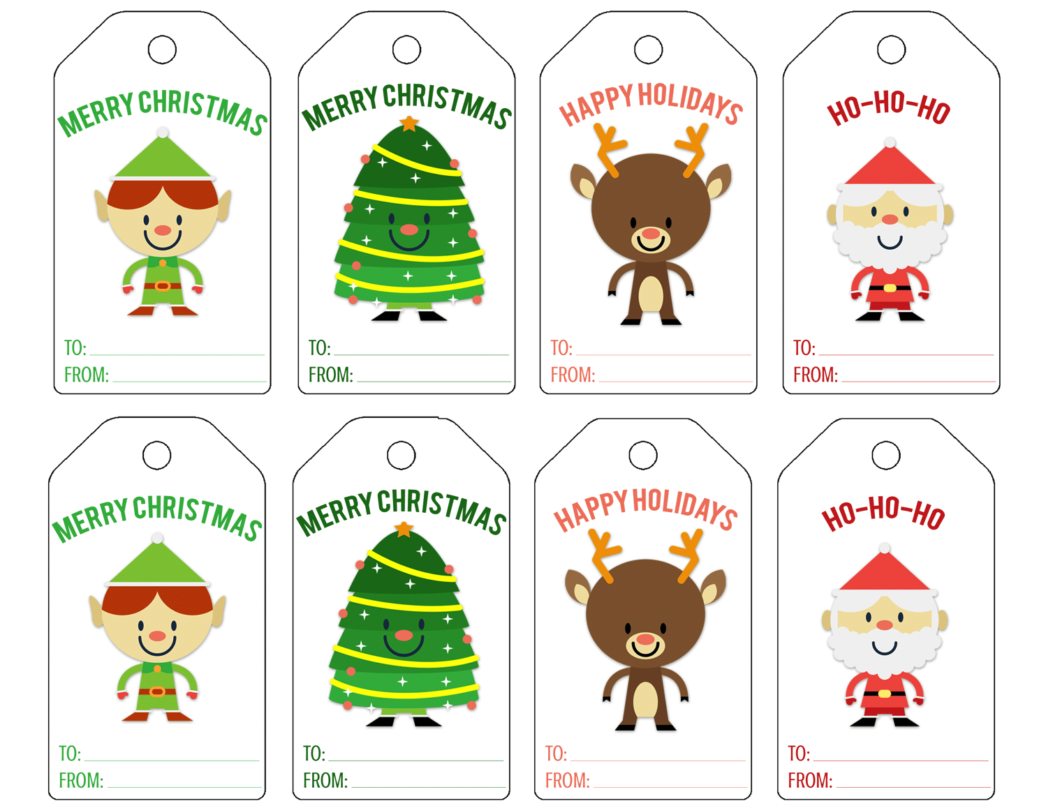 Printable Gift Tags Pdf Free