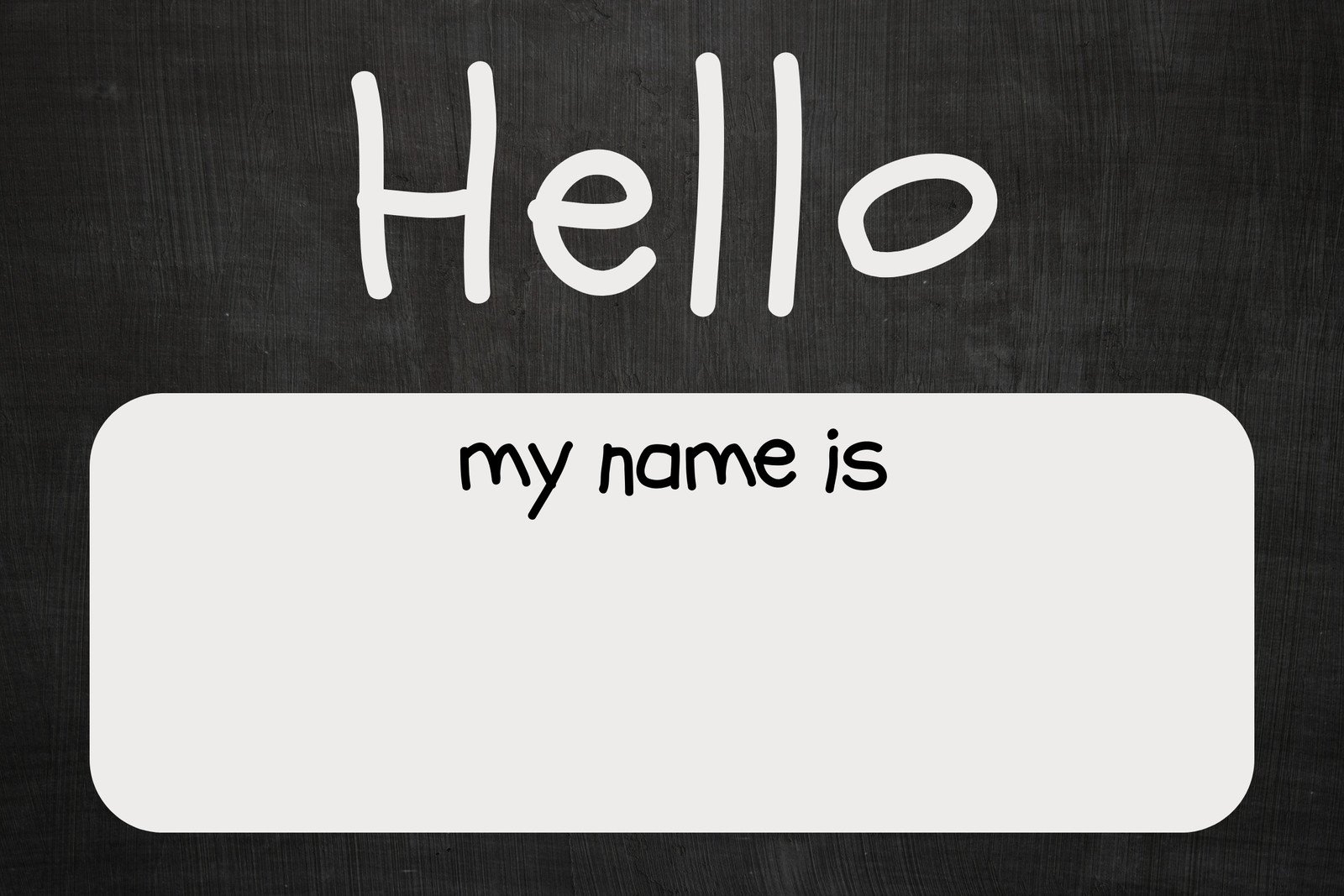 hello my name is name tag printable