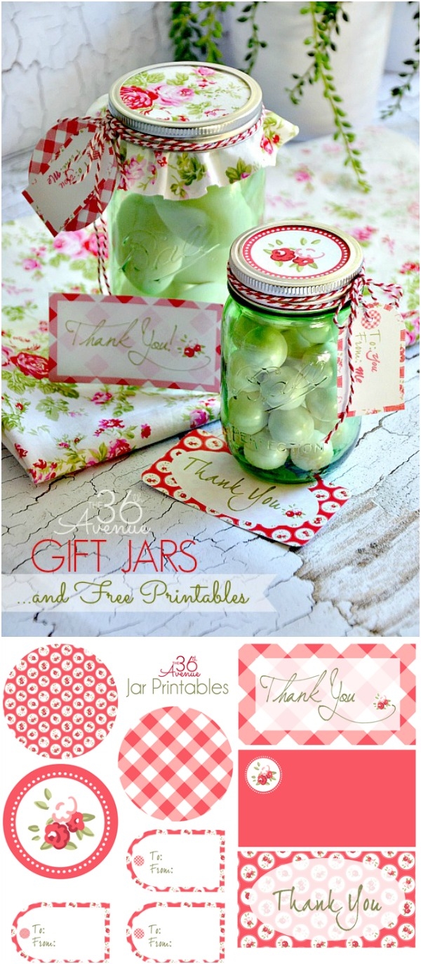 Free Printable And Gift Jar Idea The 36th AVENUE