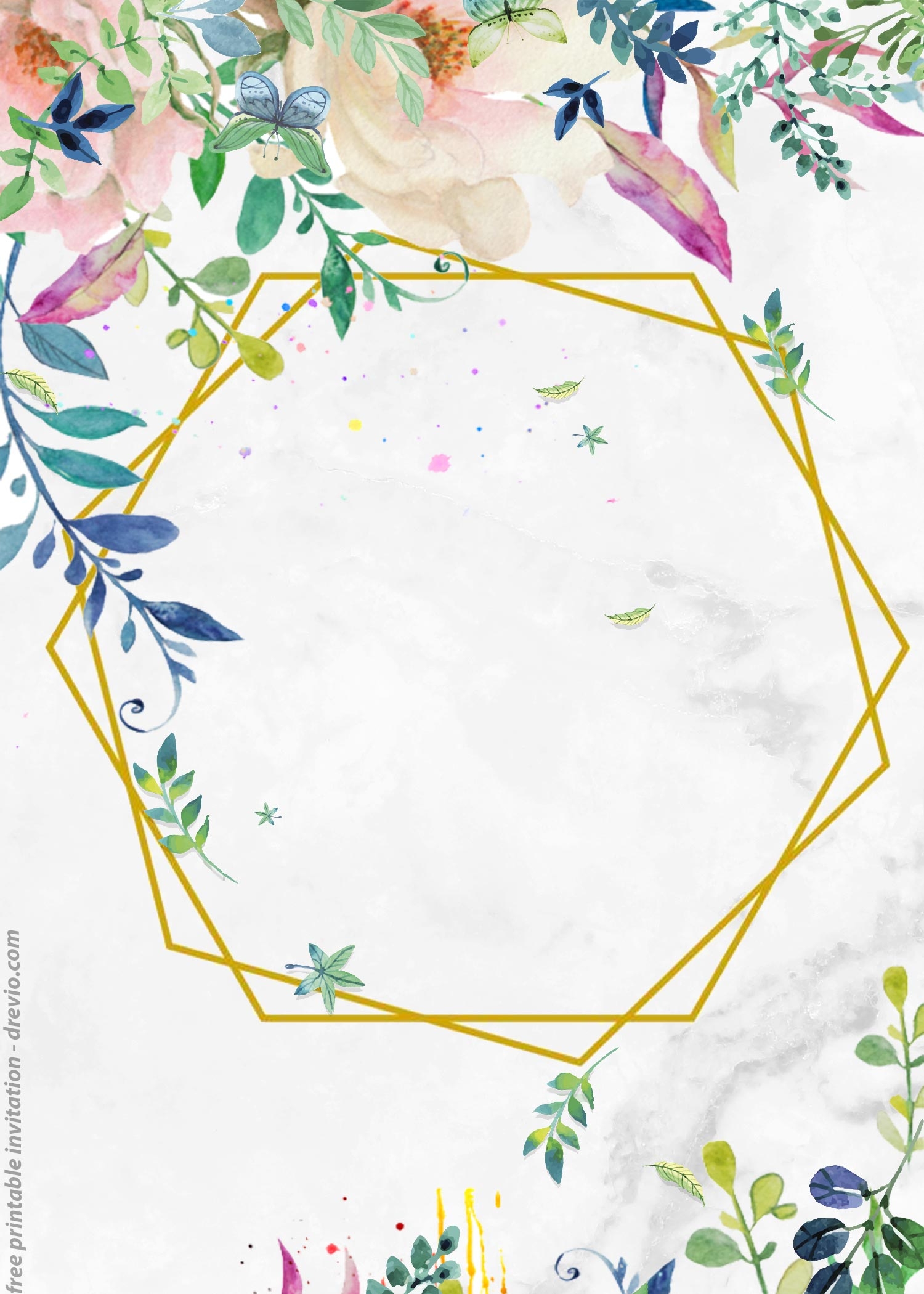 Free Printable Blank Invitation Templates Download Free Printable Blank Invitation Templates Png Images Free Worksheets On Clipart Library