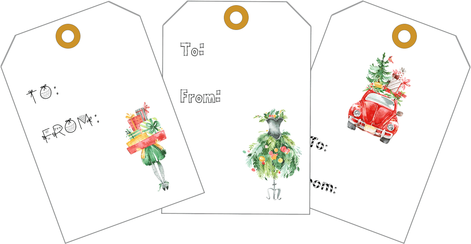 free gift tag printables templates