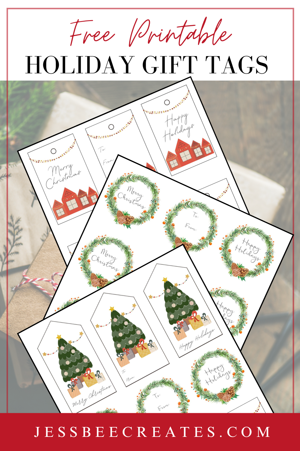 free printable gift tag