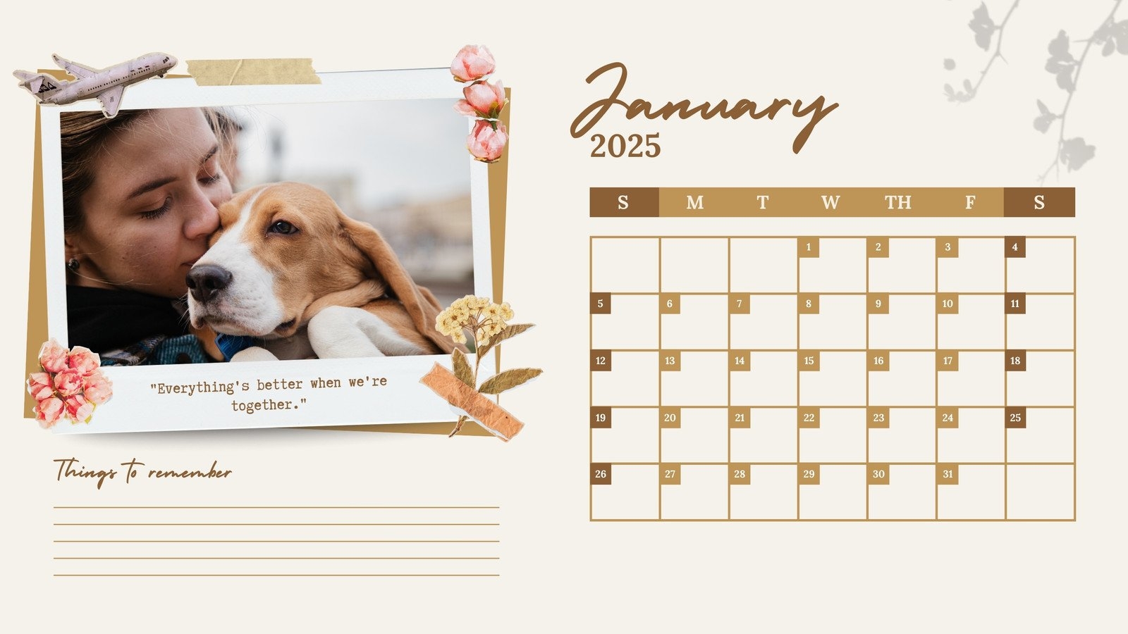 Free Printable Customizable Photo Calendar Templates Canva