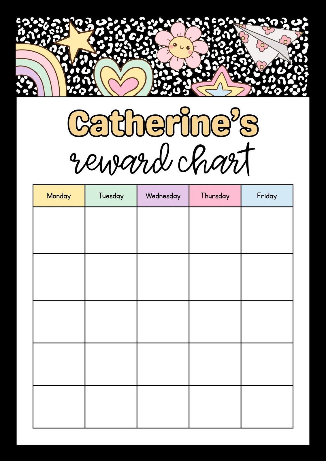 children's reward charts printable free children's reward charts printable free
