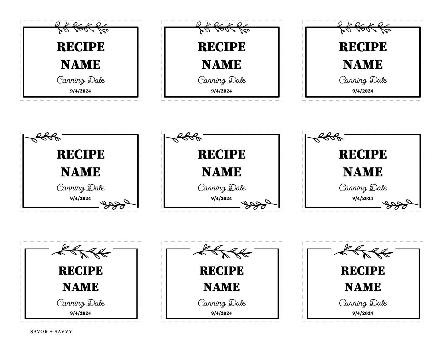 free printable to and from labels