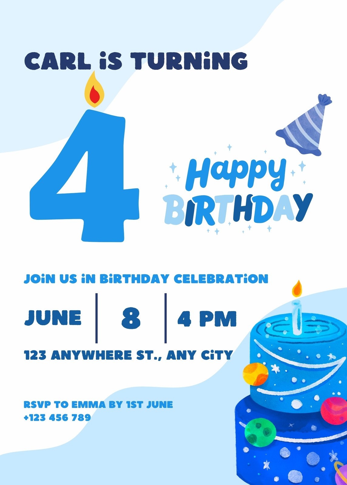 Free Printable Editable Kids Party Invitation Templates Canva