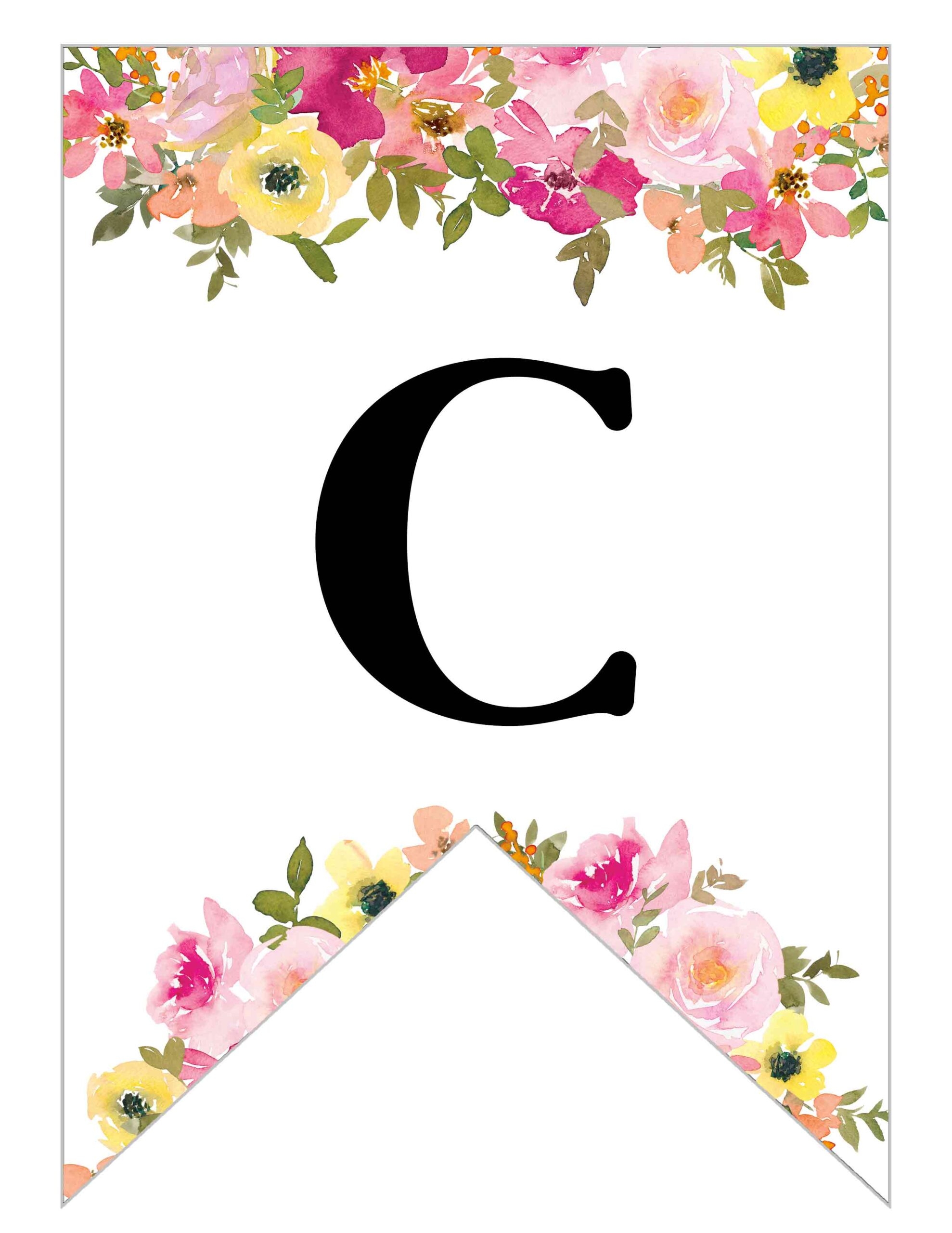 Free Printable Letters Banner