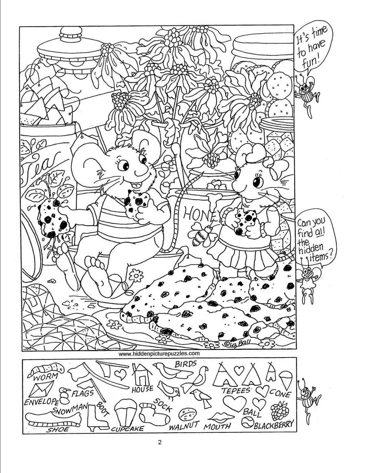 Free Printable Hidden Picture Puzzles For Kids Worksheets Library