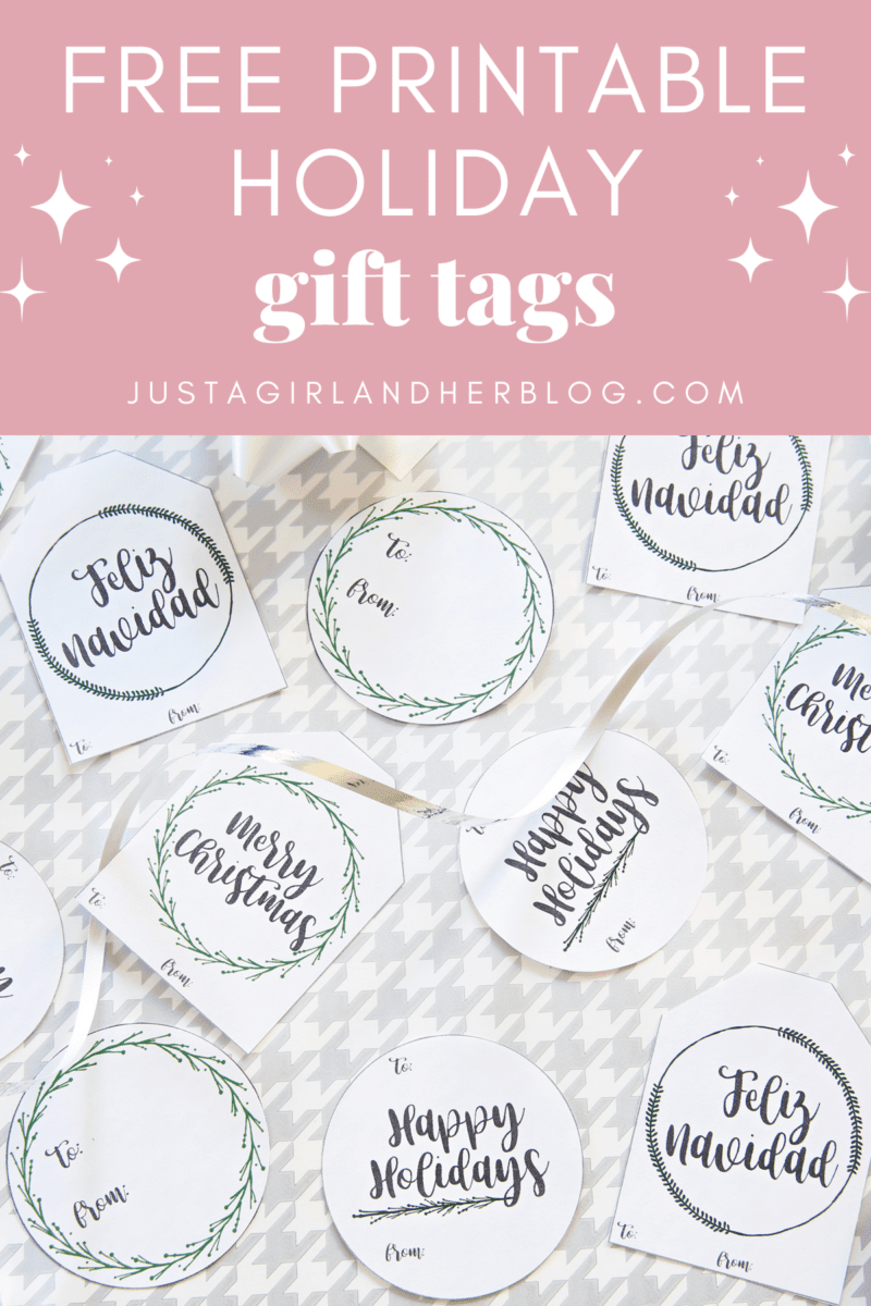 free printable tags for gifts
