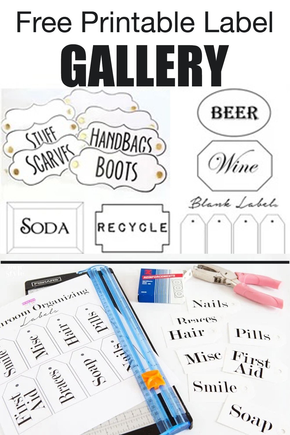 Free Printable Labels To Organize Your Stuff In My Own Style