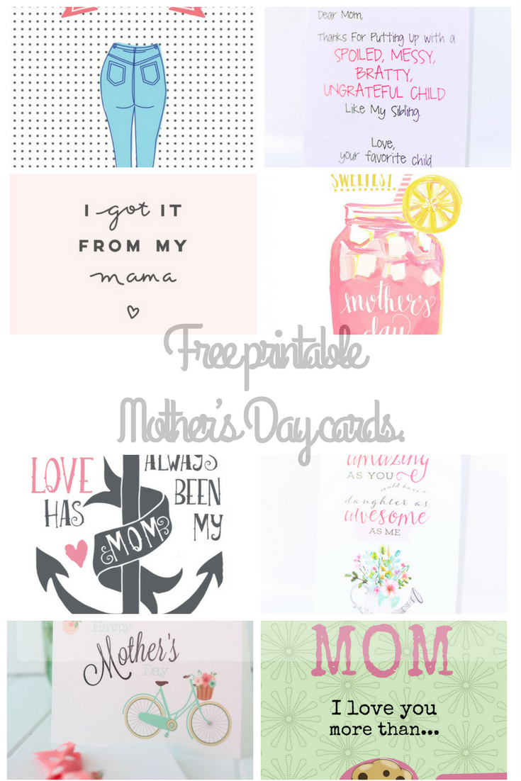 Free Printable Mothers Day Cards From Around The Blogosphere Free Printable Mothers Day Cards From Around The Blogosphere