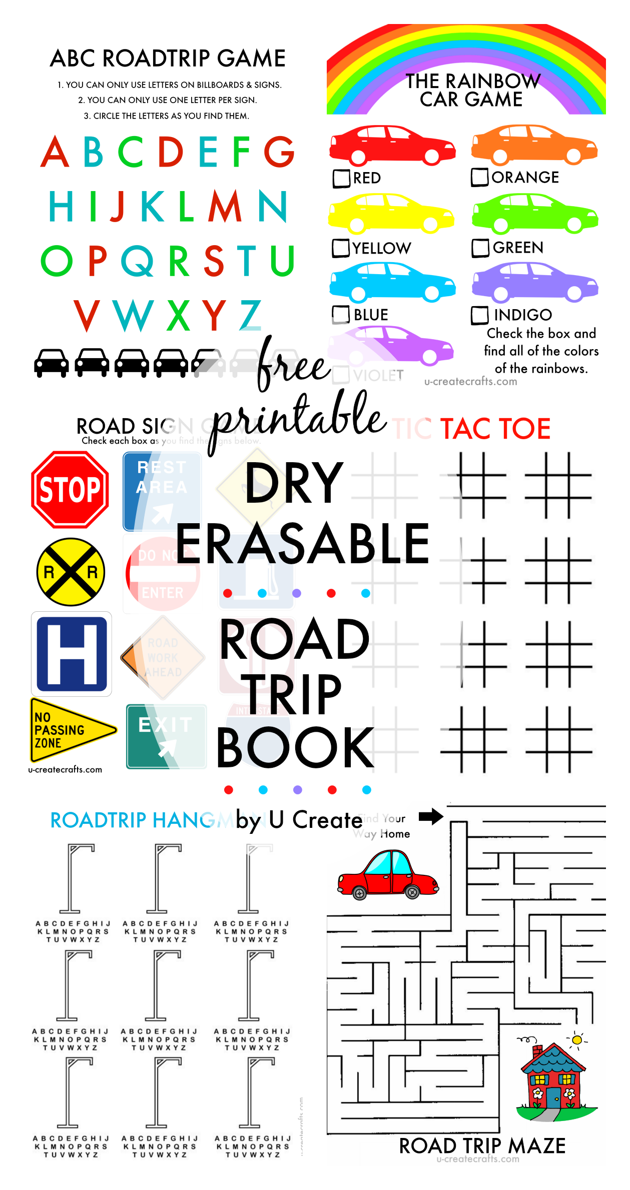 printable road trip games free