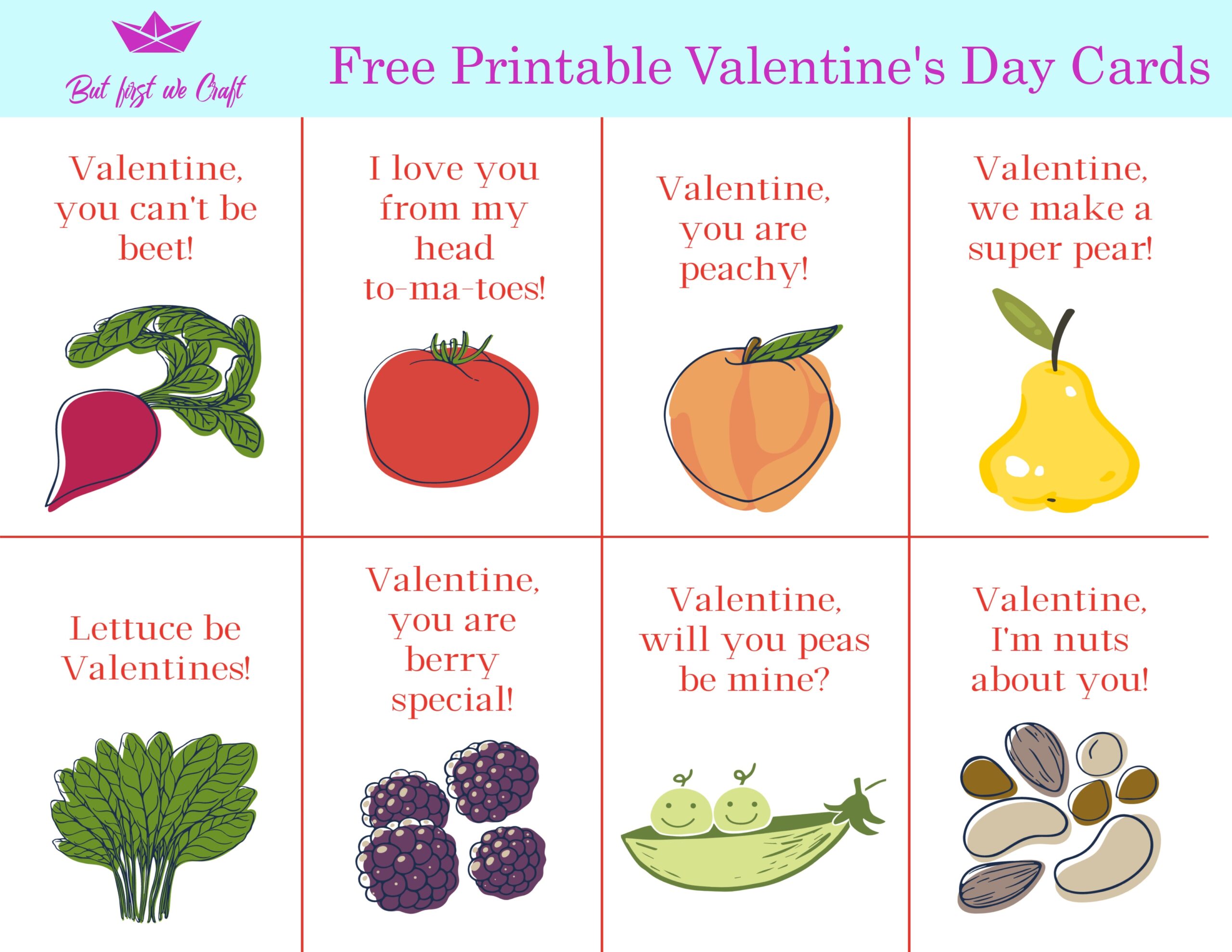 free valentine day printables