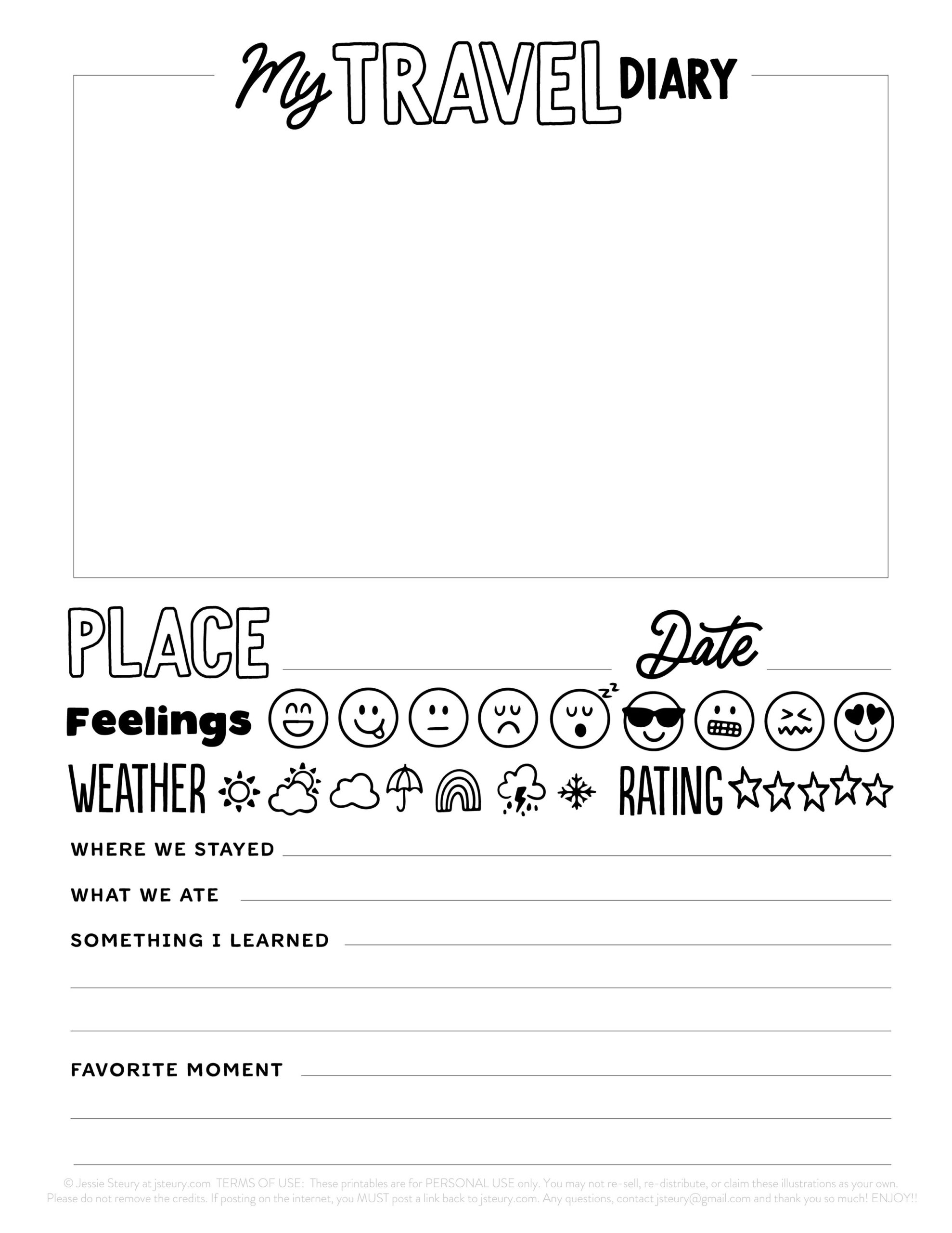 Free Road Trip Printables Blog Jessie Steury