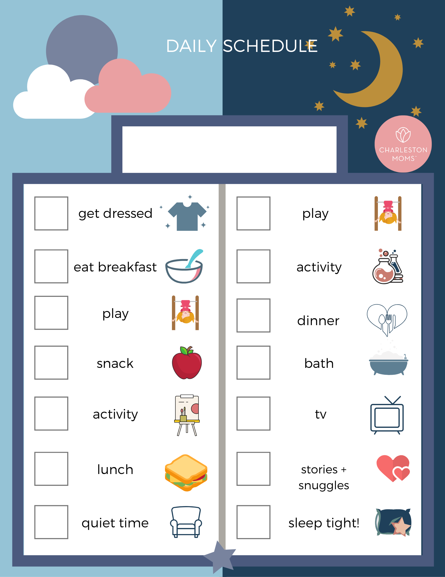daily routine customizable free printable chore charts