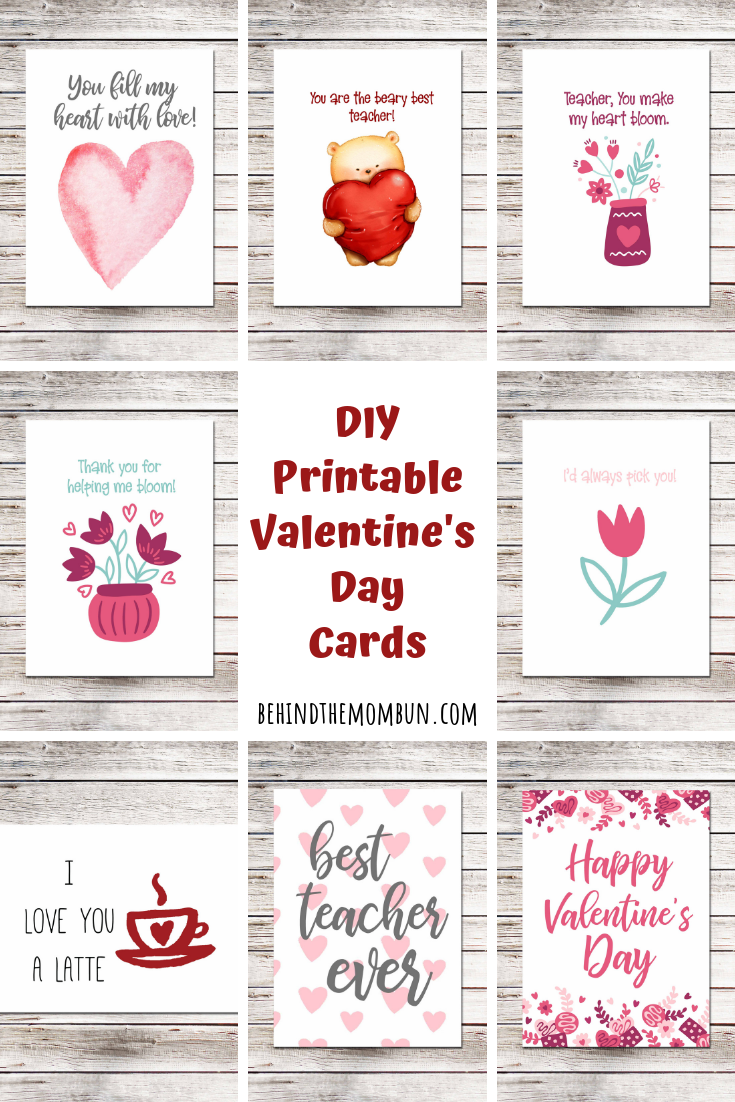 Free Teacher Appreciation Cards For Valentine s Day Behind The Mom Bun