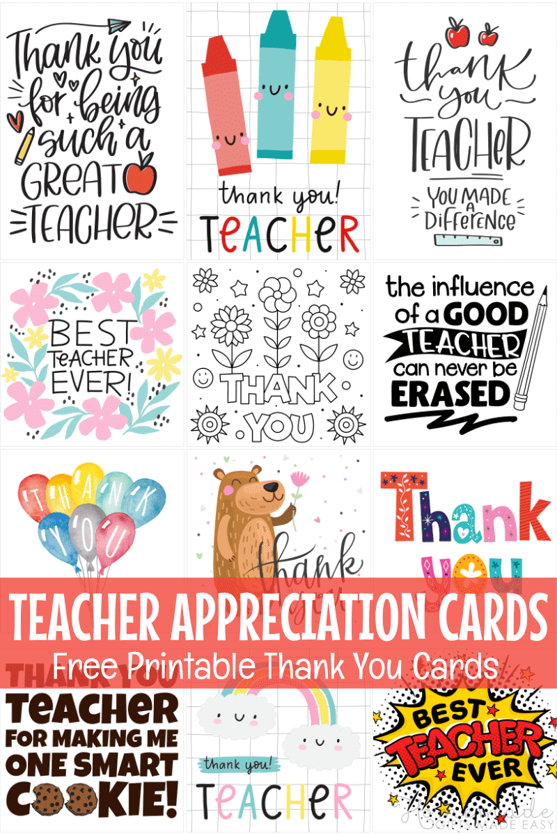 teacher appreciation free printables teacher appreciation free printables
