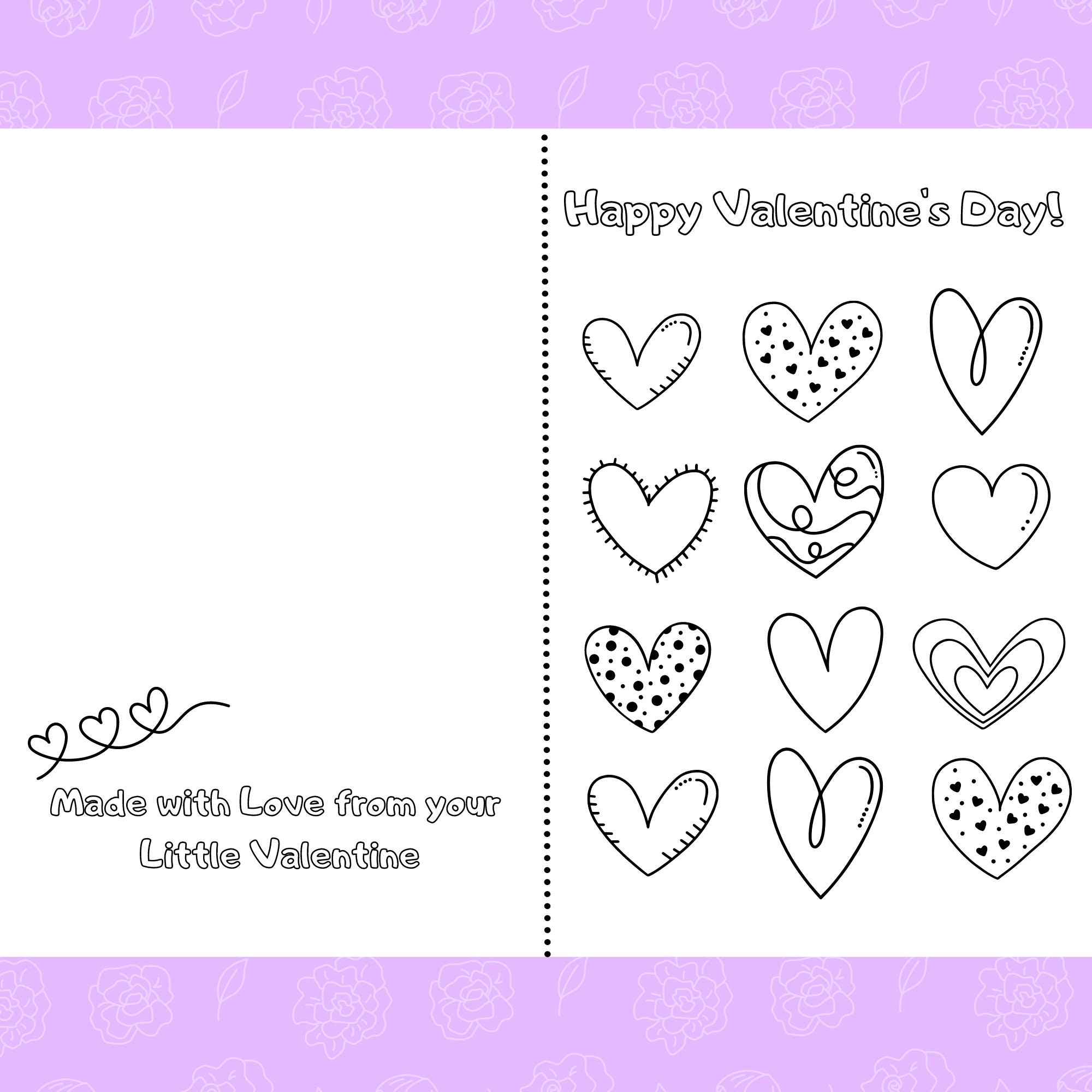 valentine's day card printables