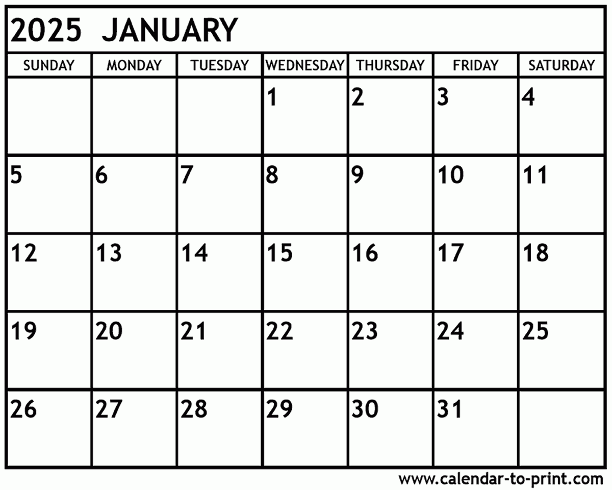 january free printable calendar 2025 january free printable calendar 2025