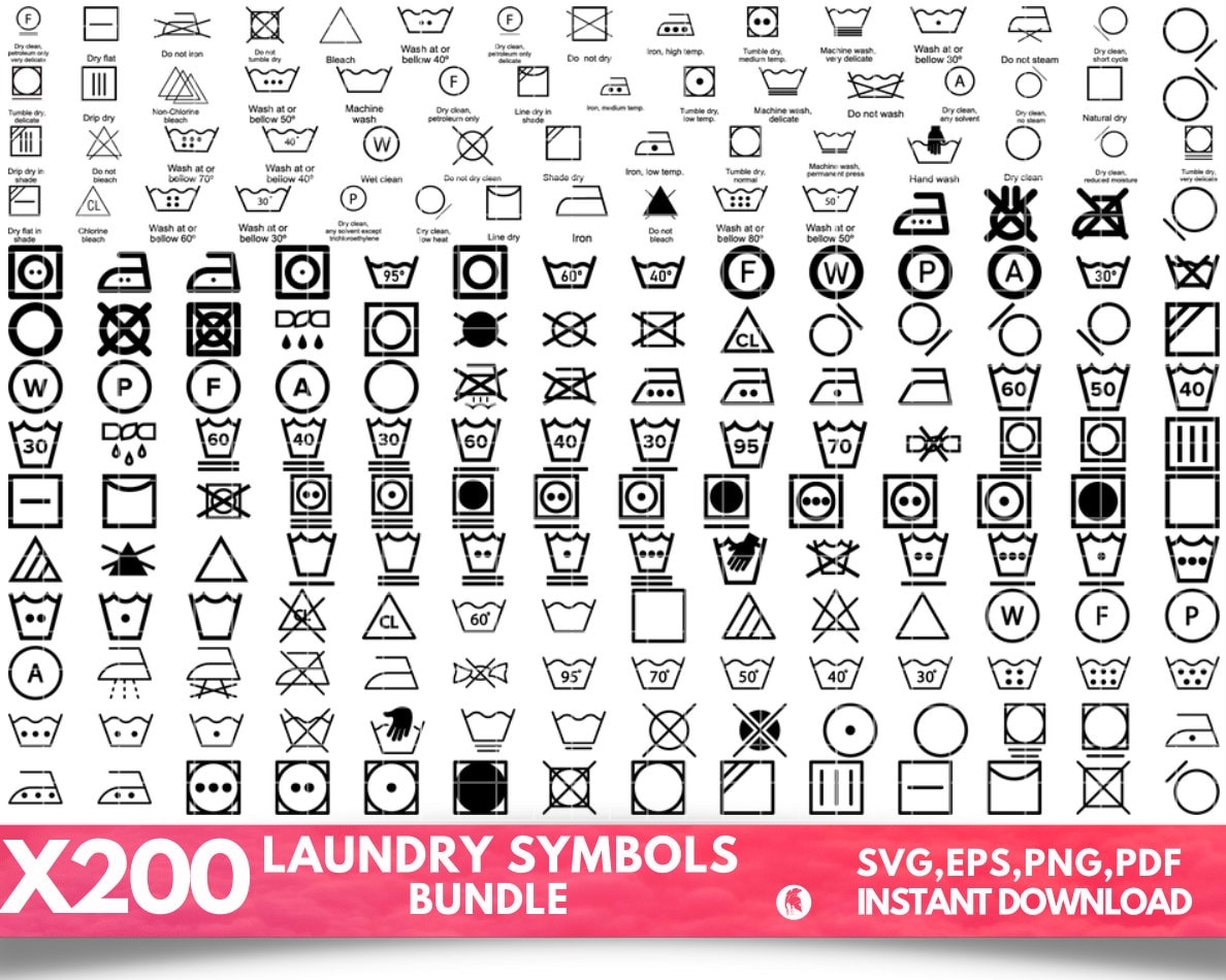 Made In China Laundry Symbols Etsy Made In China Laundry Symbols Etsy