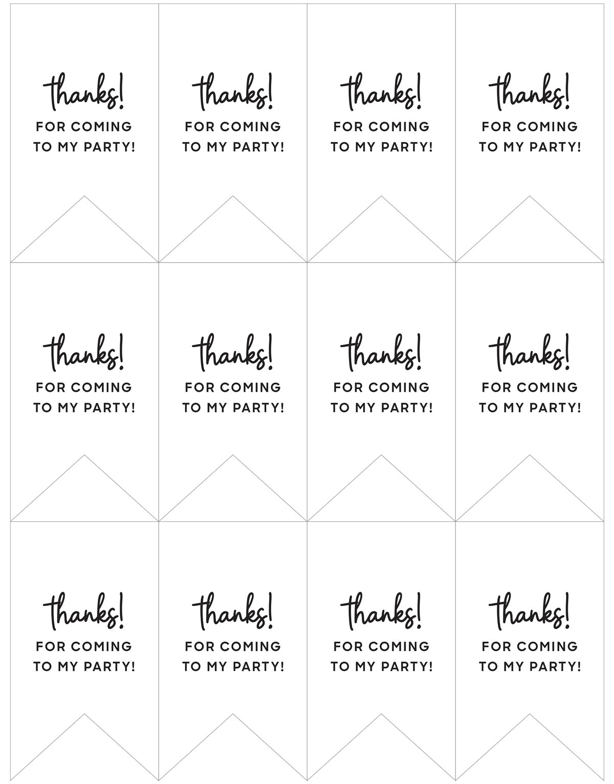 printable thank you tag printable thank you tag