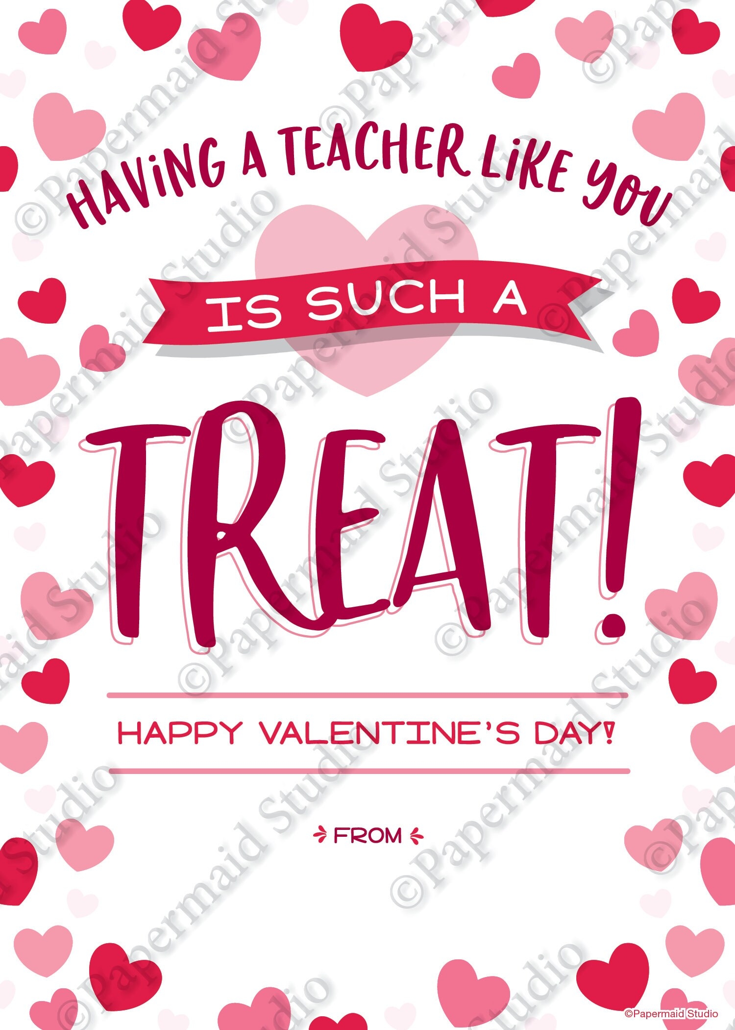 PRINTABLE Teacher Valentine Card Teacher Valentine s Day Card Staff PTO PTA Valentines Treat Gift Tag Tag For Sweets Chocolates Etsy