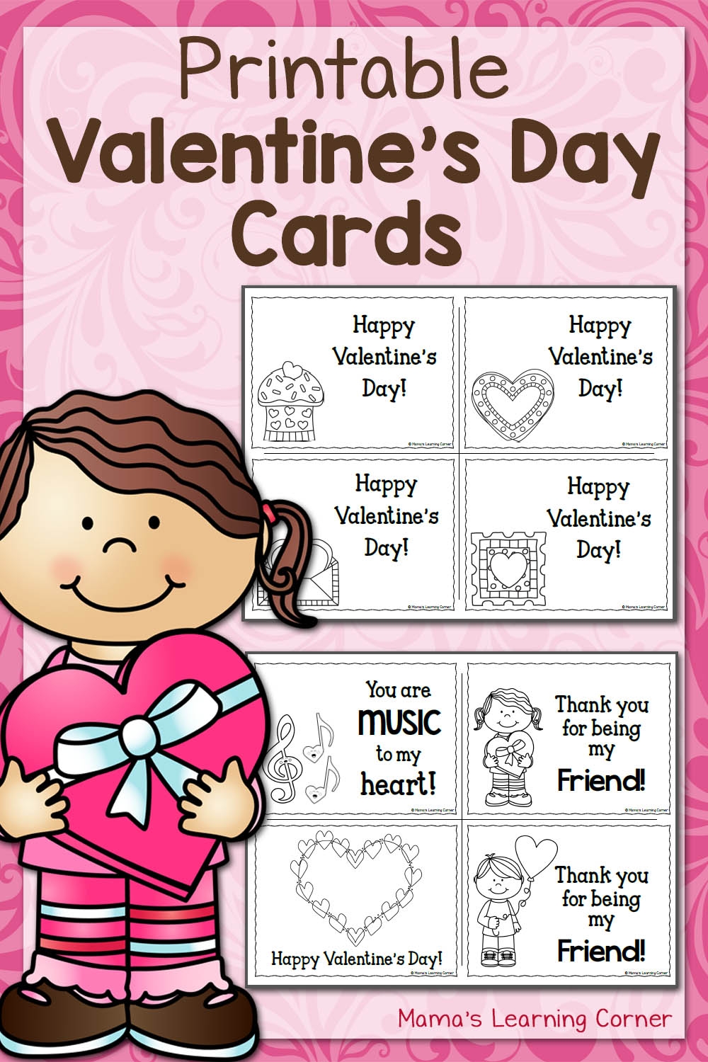 valentines day cards free printable valentines day cards free printable