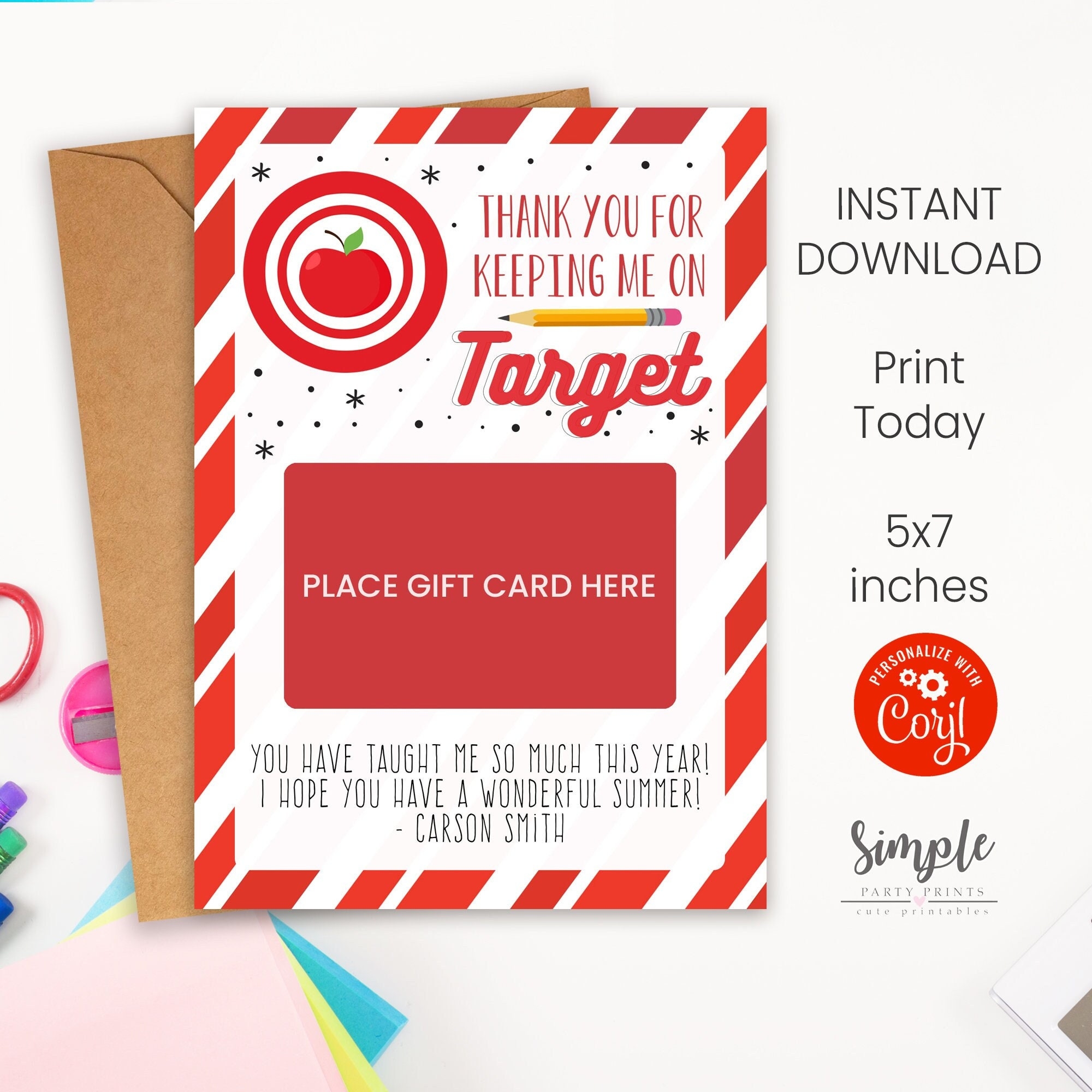 target gift card printable
