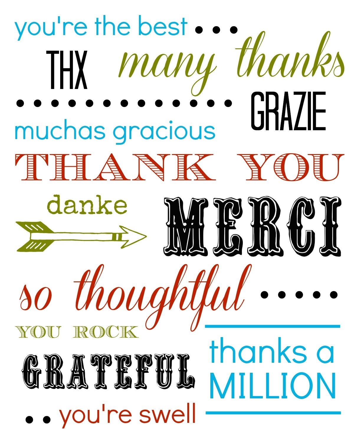 printable cards thank you