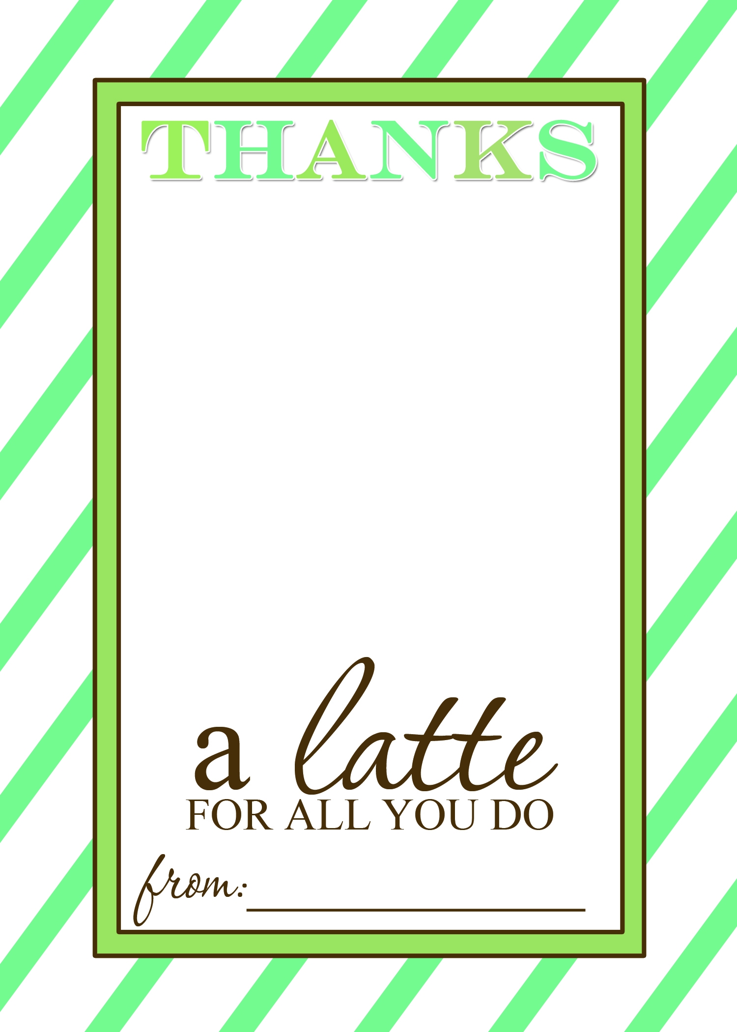 thanks a latte printable free thanks a latte printable free