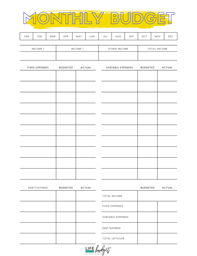 The 6 Best Free Printable Budget Worksheets On The Internet Worksheets Library