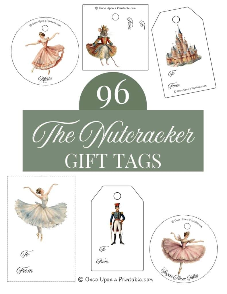 The Nutcracker Free Printable Gift Tags Once Upon A Printable The Nutcracker Free Printable Gift Tags Once Upon A Printable