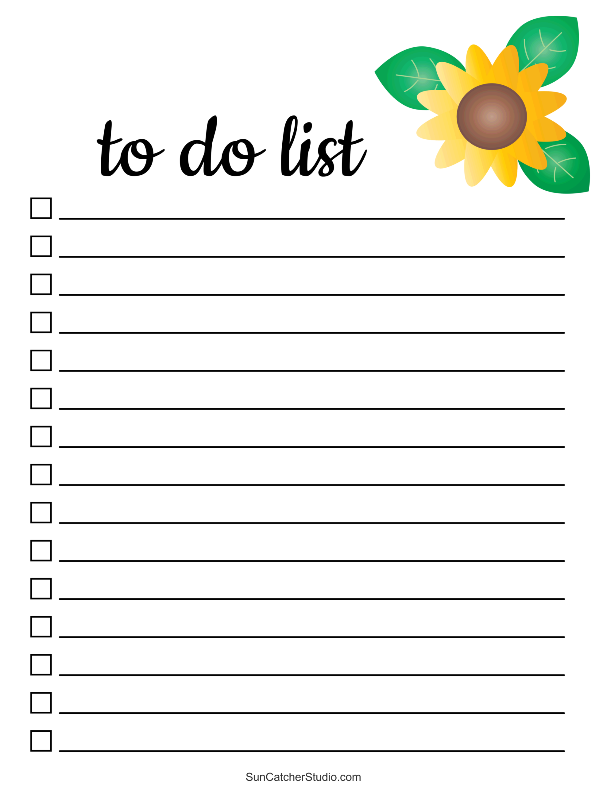 To Do List Free Printable PDF Templates Things To Do Free Printables Lettering SVG Files Tools Apps
